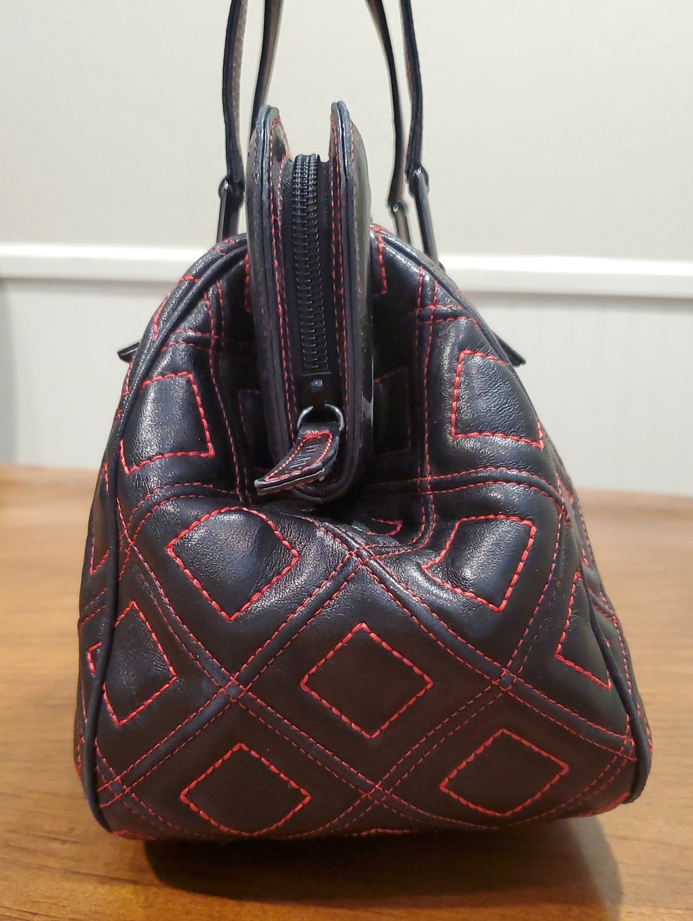 Like NEW Suarez Quilted Leather Handbag - Picture 3 of 15